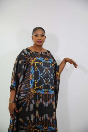 Tunique Longue en satin de soie