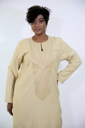 Robe caftan en super 120