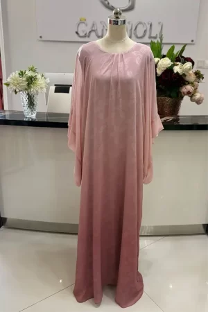 Tunique semon dégradé du bas en manche carré